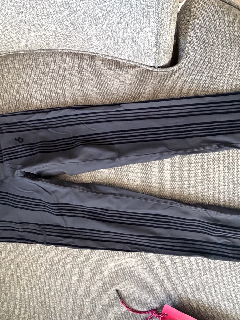 Womens FankaBlack Track Pants with resistance bands